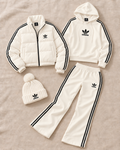 Women's Winter Puffer Jacket & Hoodie & Pants 3-Piece Set