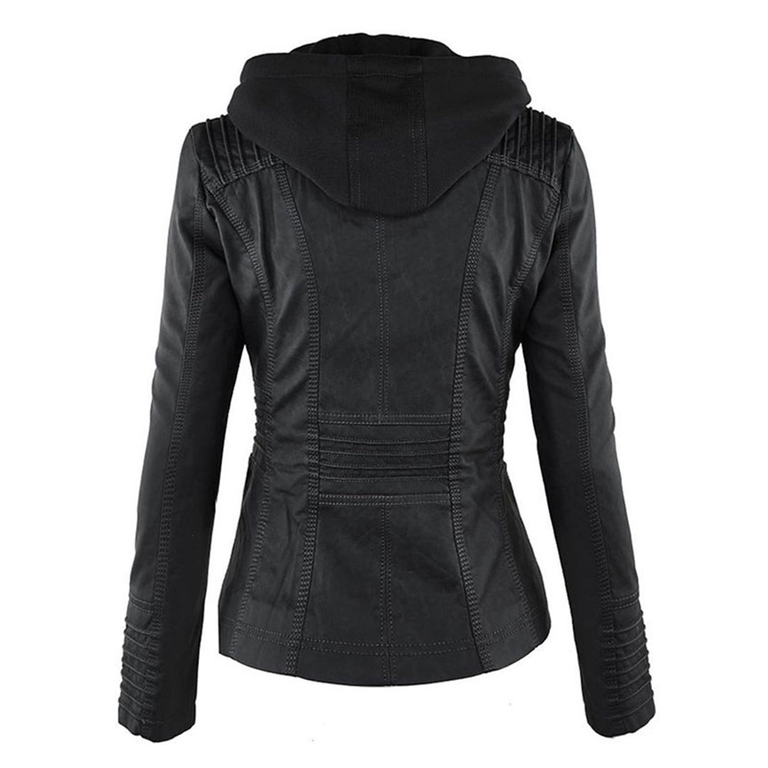 Flavia | Chaqueta de Cuero Robusta y Elegante