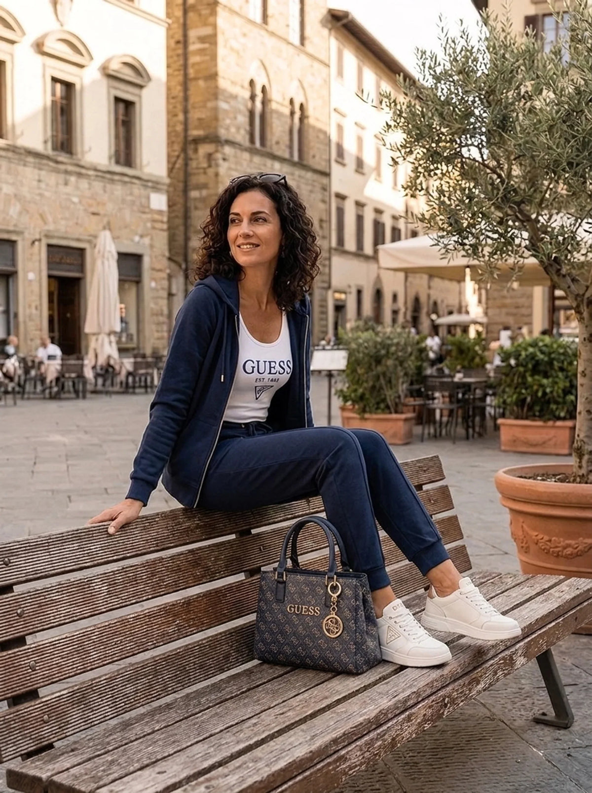 Women’s 3-Piece Casual Outfit Set, 100% Stretch Cotton