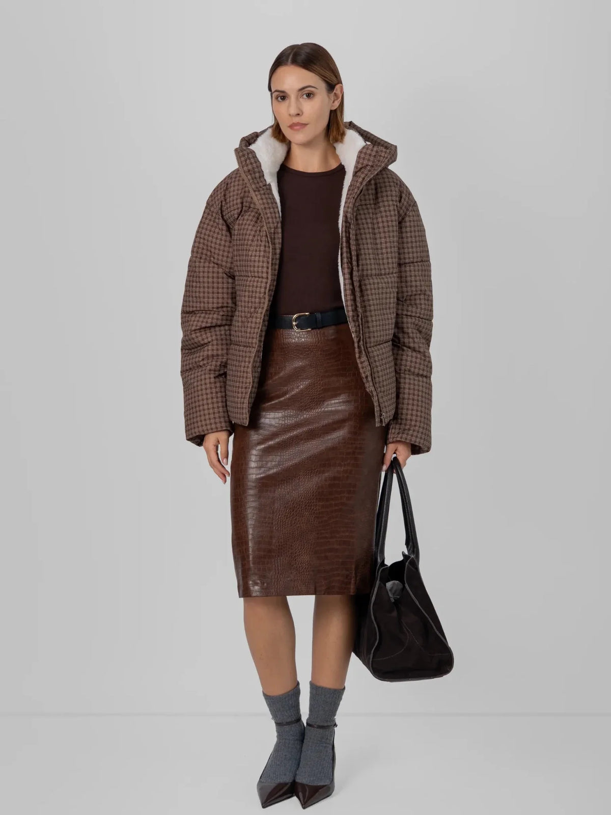 WarmCore™ Classic Short Detachable Hooded Puffer Jacket
